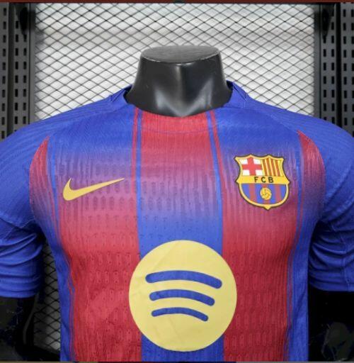 Camisa Barcelona 25/26 Jogador - Azul e Vermelha