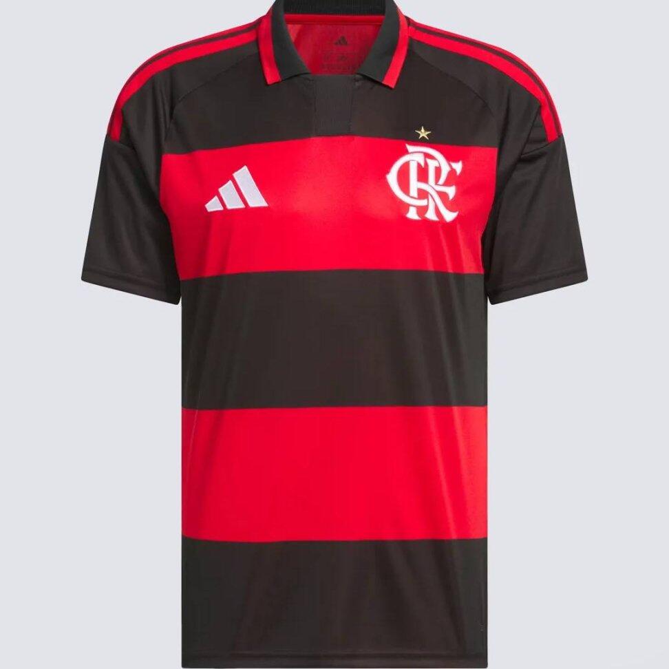 Camisa Flamengo I 2026 Torcedor - Vermelho e Preto