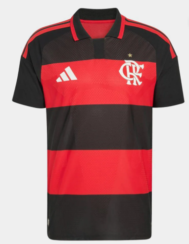 Camisa Flamengo I 26/27 s/n Jogador Adidas Masculina - Vermelho+Preto