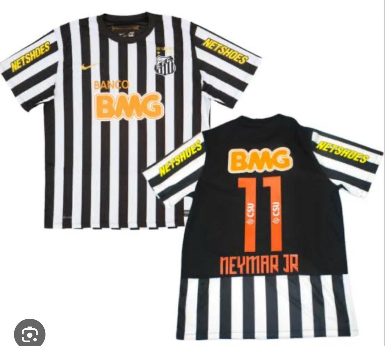 Camisa Santos Neymar listrada 2012