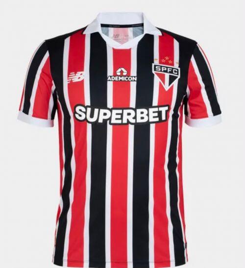 Camisa São Paulo II 26/27 jogador- Vermelho+Branco