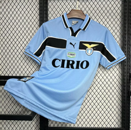 Camisa Lazio Retrô Away 1998/99 Torcedor Puma Masculina - Azul