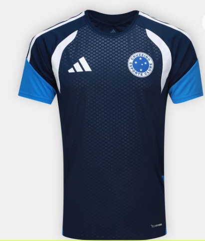 Camisa Cruzeiro 26/27 Treino Adidas Masculina - Azul Escuro