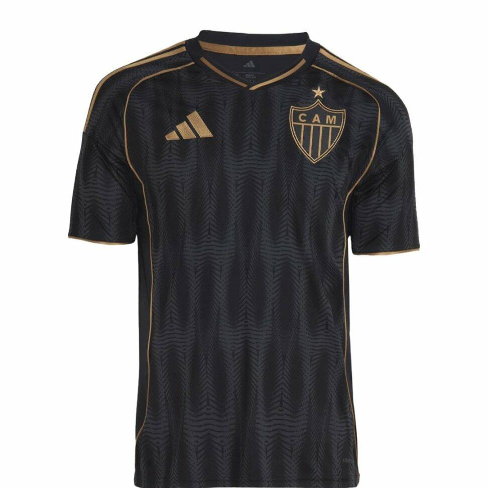 Camisa Atlético Mineiro 25 Torcedor - Preto e Dourado