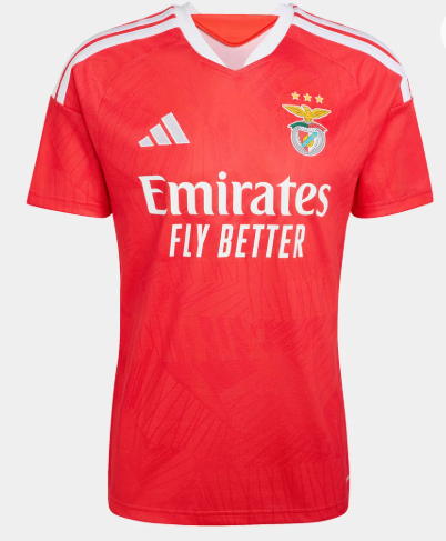 Camisa Benfica Home 26/27 s/n Torcedor Adidas Masculina - Branco+Vermelho