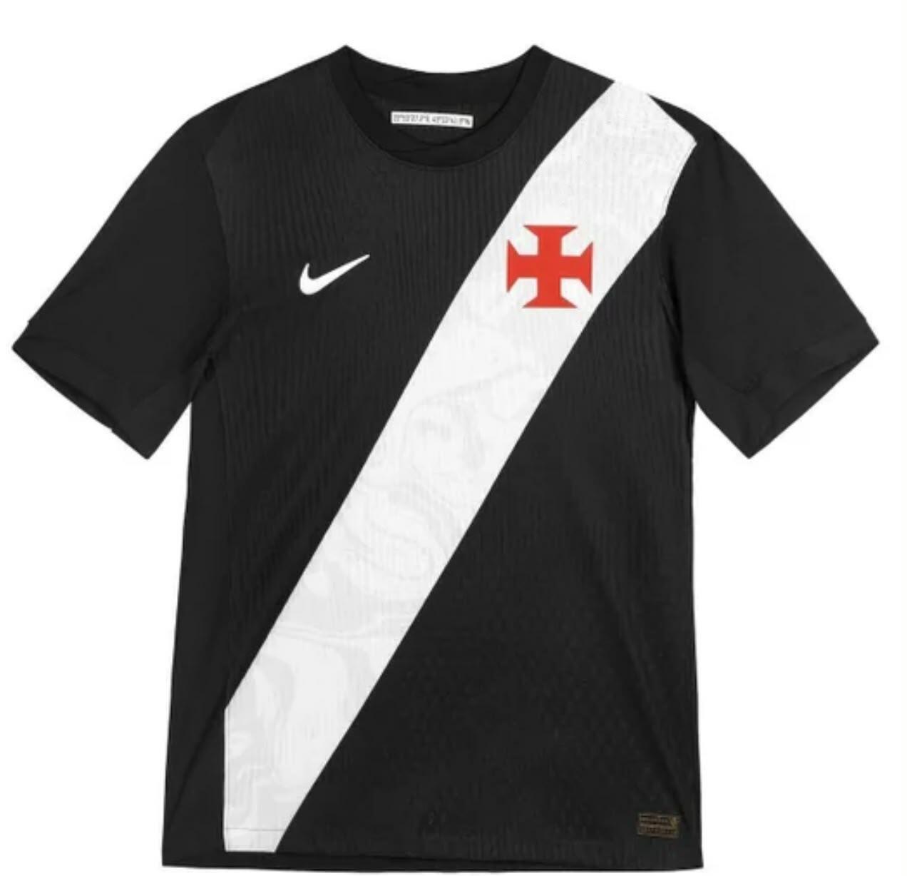 Camisa Vasco III 26/27 jogador- preta e branca