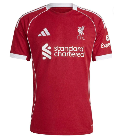 Camisa Liverpool Home 25/26 s/n Torcedor Adidas Masculina - Vermelho