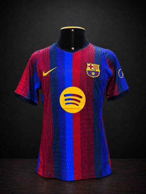 Camisa Barcelona Nike I 2026/27 JOGADOR COM ESCUDO E PATROCINIO BORDADO Pro Masculina