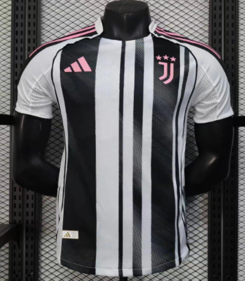 Camisa Juventus I 25/26 Torcedor - Preto e Branco
