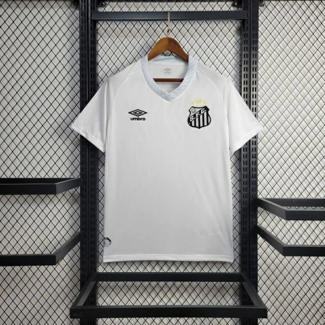 Camisa Santos Home I 2025/26 Umbro Torcedor Masculina - BRANCA
