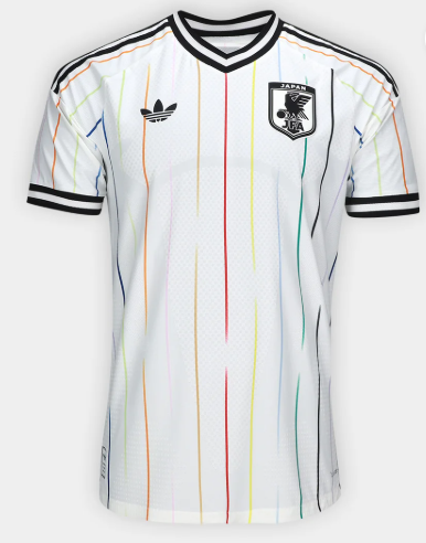 Camisa Seleção Japão Away 2026 s/nº Jogador Adidas Masculina - Branco+Preto