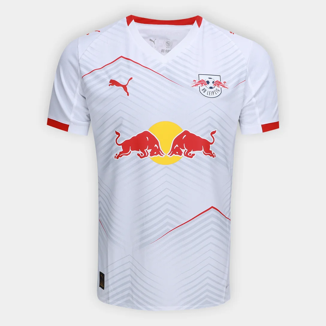 Camisa RB Leipzig Home 25/26 Torcedor Masculina - Branca