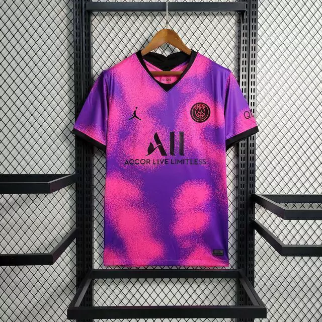 Camisa PSG Fourth 20/21 Torcedor - Rosa e Roxo