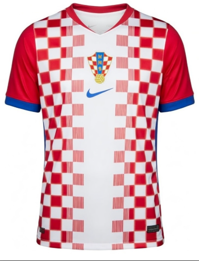 Camisa Seleção Croacia Torcedor 26/27 Home Branca e Vermelha Masculina