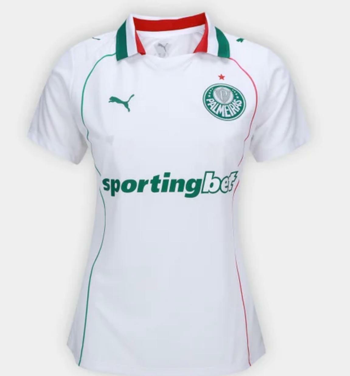 Camisa Palmeiras Away 2026 Torcedor feminina