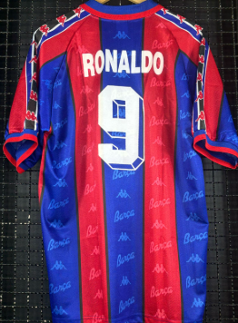 Camisa Barcelona Kappa 1995 Ronaldo Fenômeno