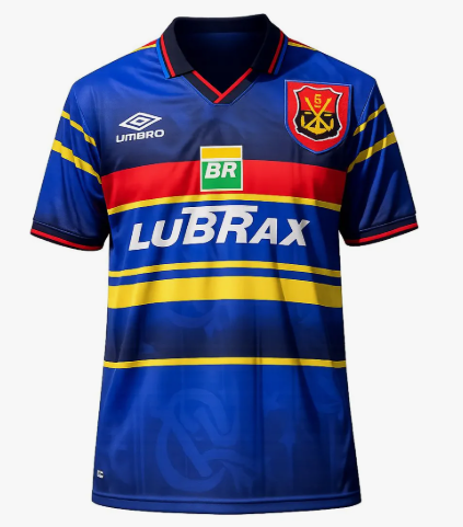 Camisa Flamengo Third 1995 - Retrô Masculino - Azul