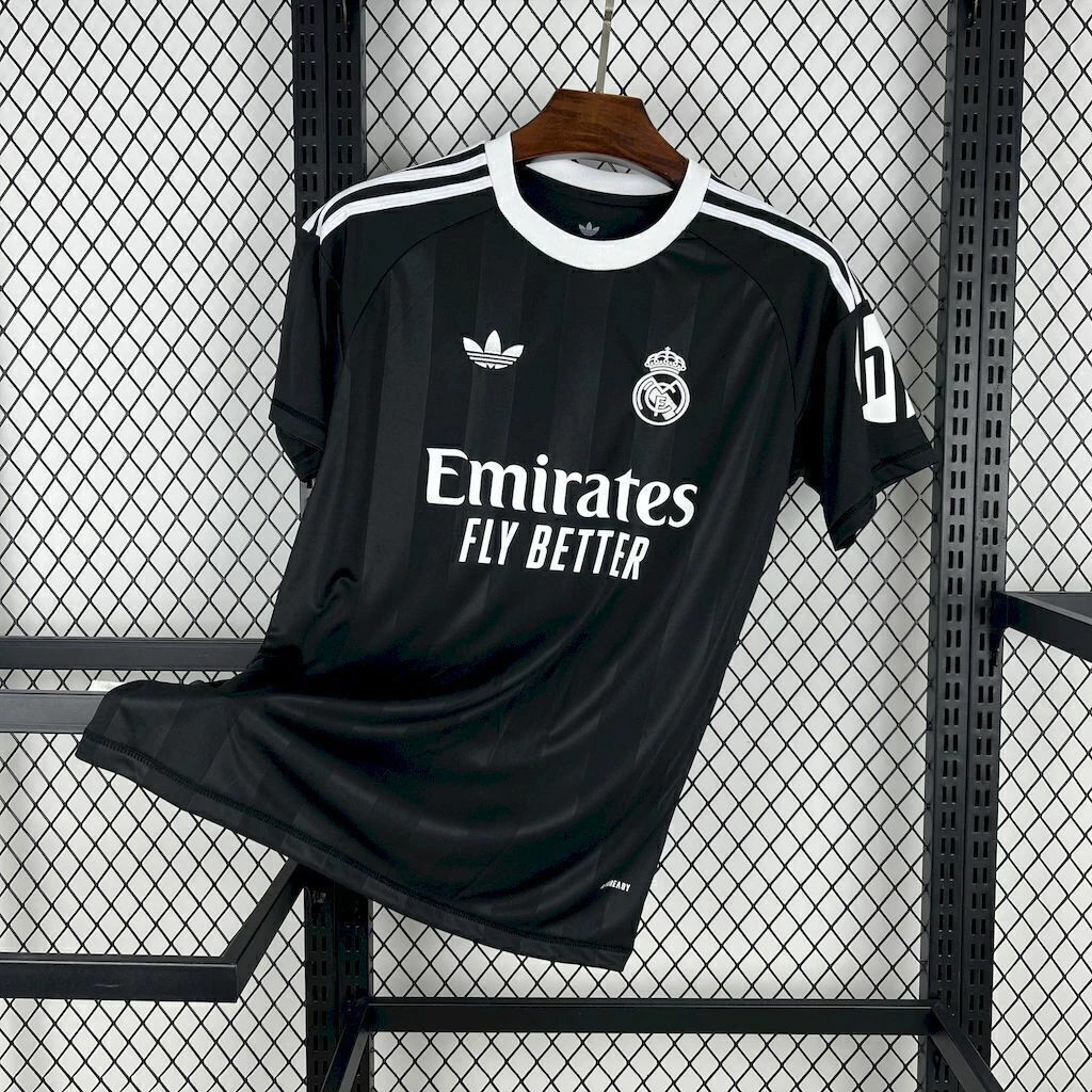 Camisa Real Madrid 25/26 Torcedor - Preta