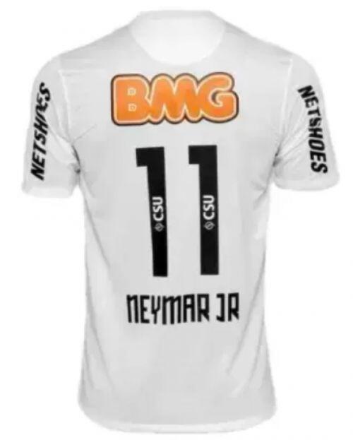 Camisa Retrô Santos 2011 Neymar Jr 11 Branca