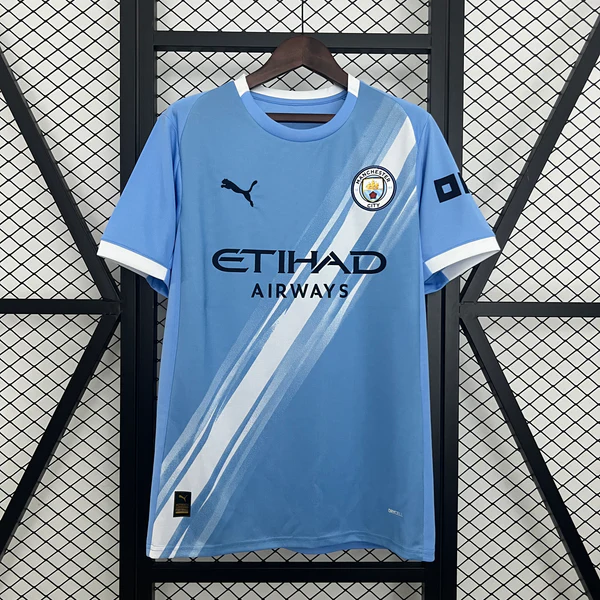 Camisa Manchester City Home 25/26 Torcedor - Azul