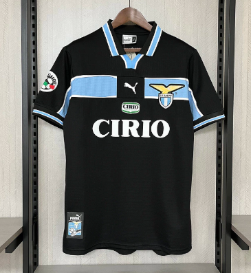 Camisa Lazio Retrô Away 1998/99 Torcedor Puma Masculina - Preto