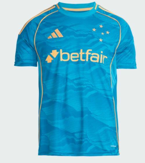 Camisa Cruzeiro III 25 Torcedor - Azul