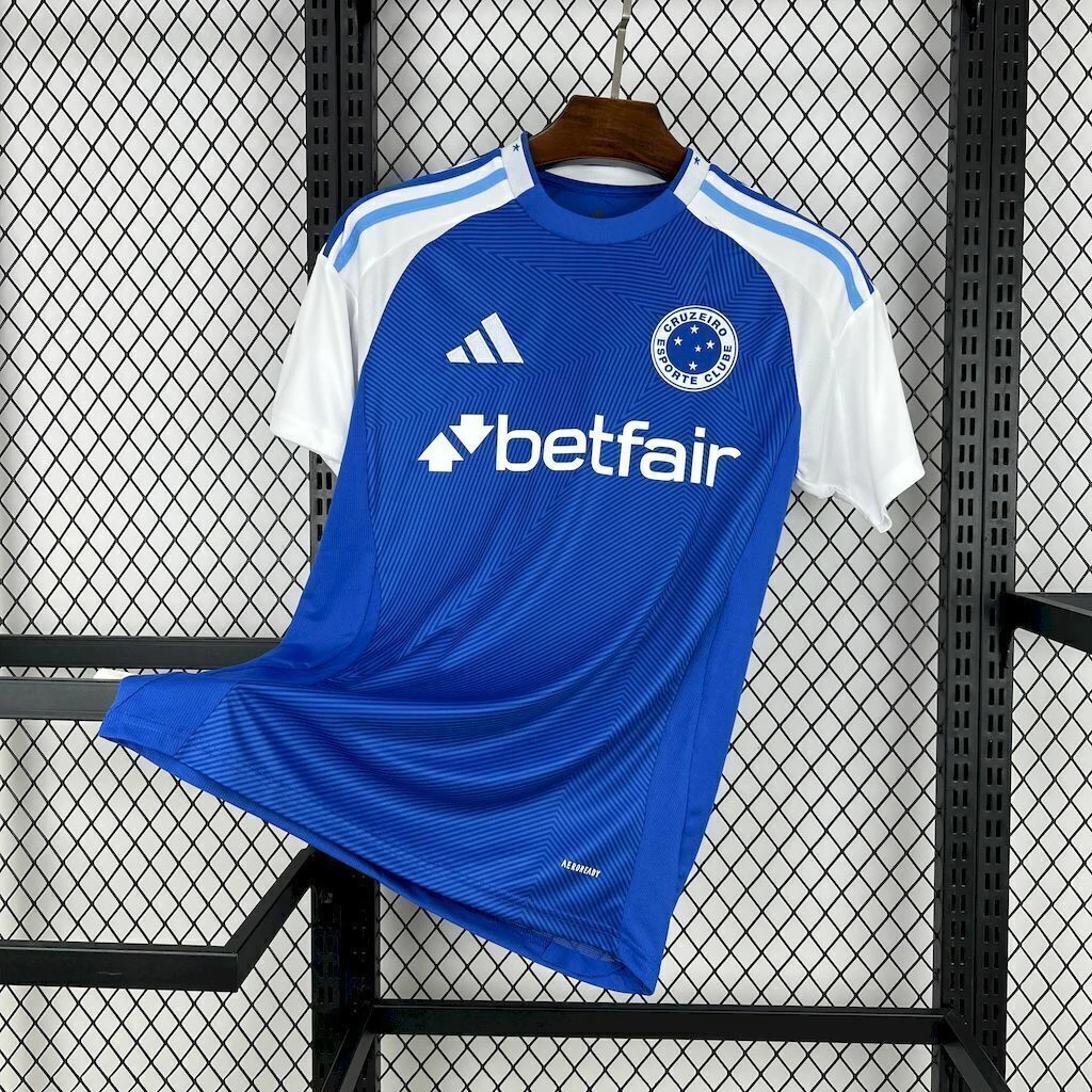 Camisa Cruzeiro Home 2025/26 Torcedor — Azul