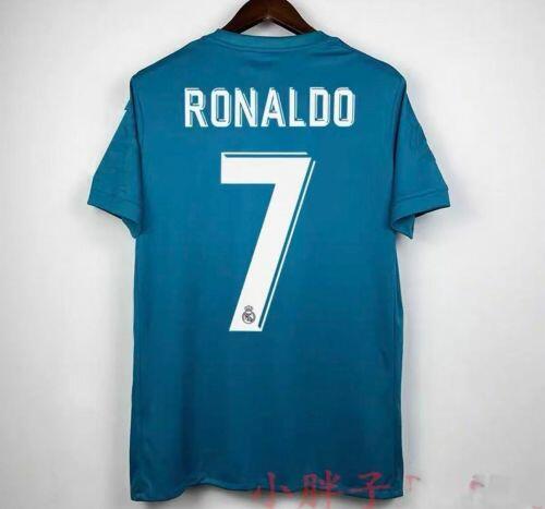 Camisa Real Madrid 17/18 Terceiro Uniforme - Cristiano Ronaldo 7 (A Camisa da Bicicleta em Turim / Champions League)