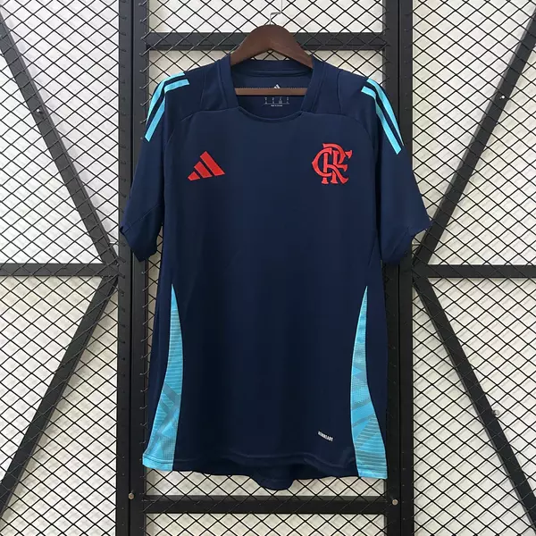 Camisa Flamengo Treino 25/26 Torcedor Masculina - Azul