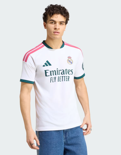 Camiseta Real Madrid l 2026/27 branca (torcedor)
