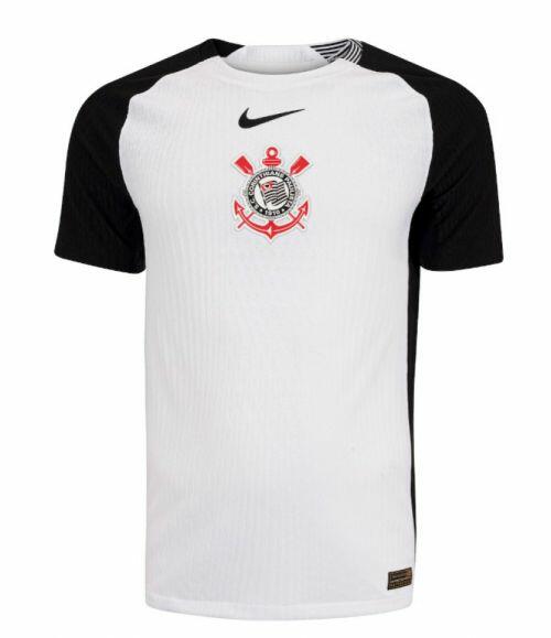 Camisa Corinthians I Jogador - Preto e Branco