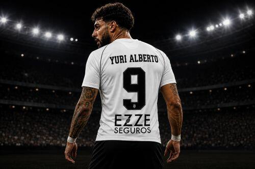 Camisa Corinthians I 26/27 jogador masculina Yuri alberto