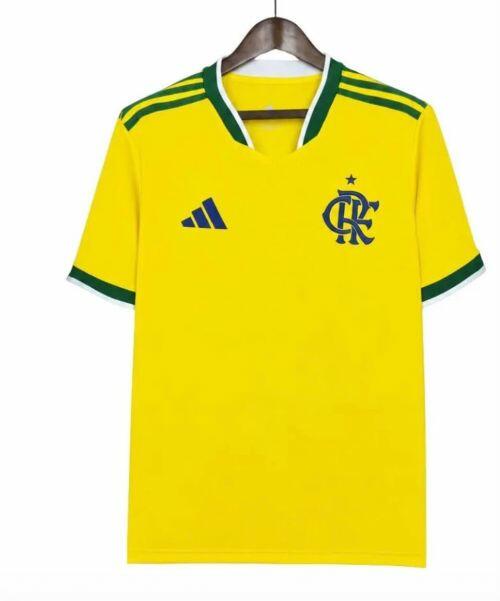 Camisa Flamengo verde e amarela