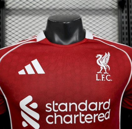 Camisa Liverpool Home I 25/26 Masculino Jogador - Vermelha