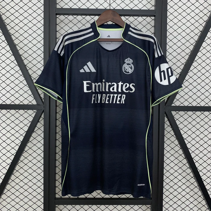 Camisa Real Madrid Away 25/26 Torcedor - Azul Escuro