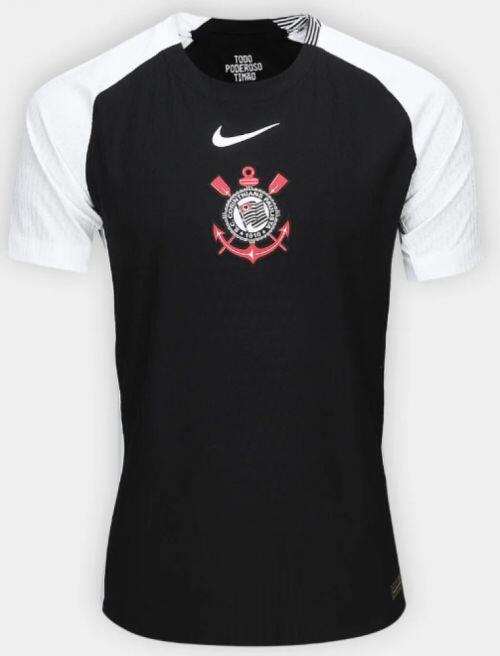 Camisa Corinthians II 25/26 Jogador - Preto e Branco